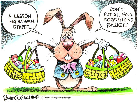 Happy Easter, Risk-Management Reminder (Don't put all your eggs in 1 basket)