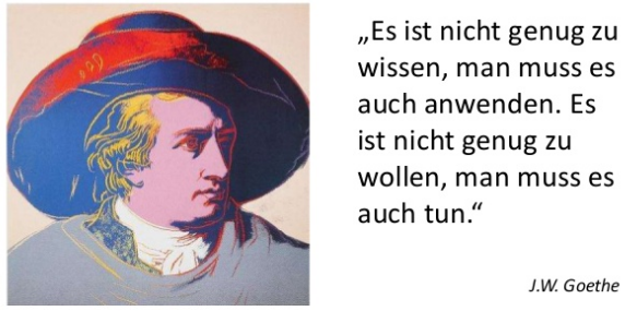 J.W. Goethe (Merksatz)